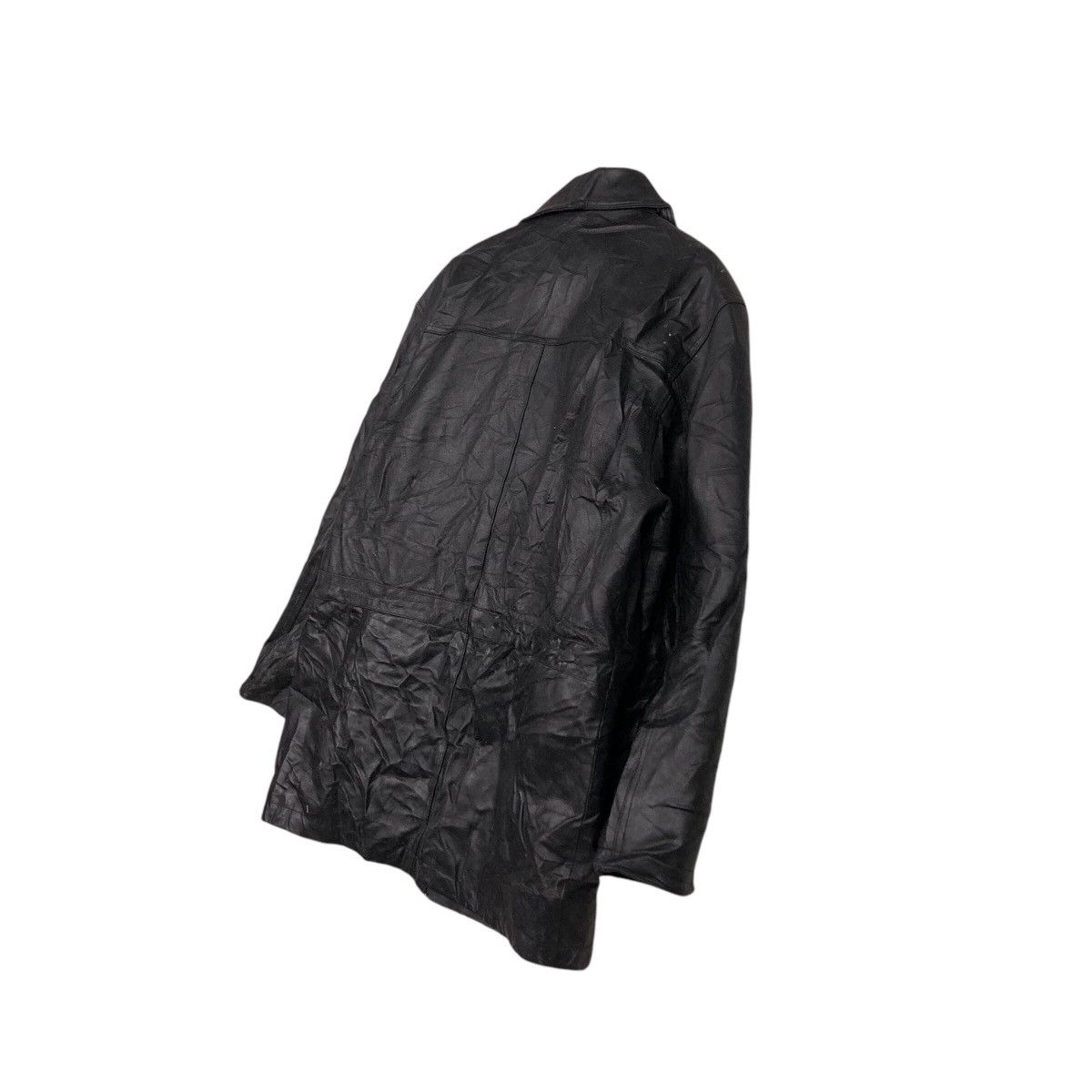 Japanese Brand 📌Vintage Leather Jacket Equitum Italy Blanket Issey Miyake Size US M / EU 48-50 / 2 - 11 Thumbnail