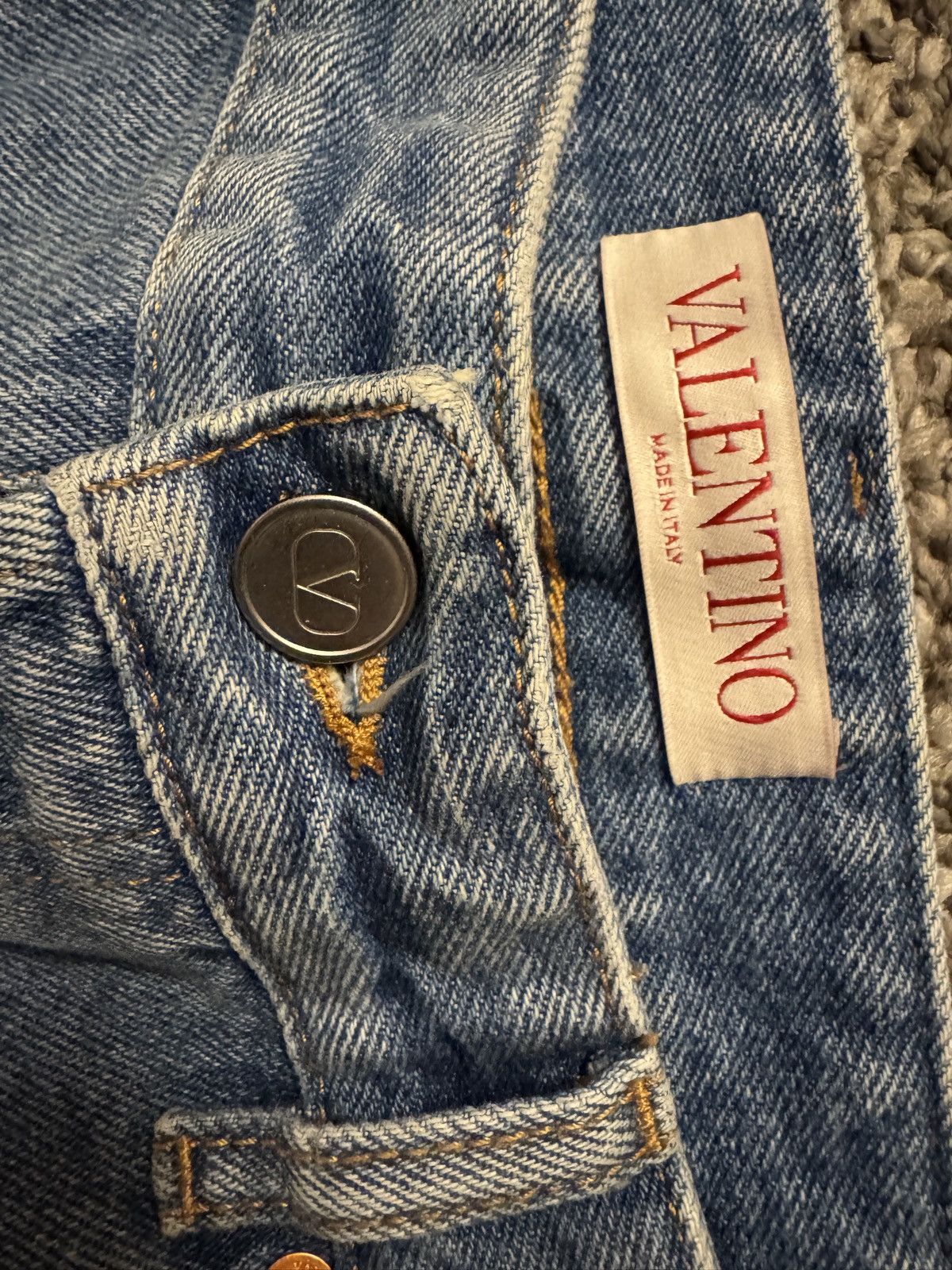Valentino Valentino Rockstud Cotton Denim Jeans Size US 32 / EU 48 - 5 Thumbnail