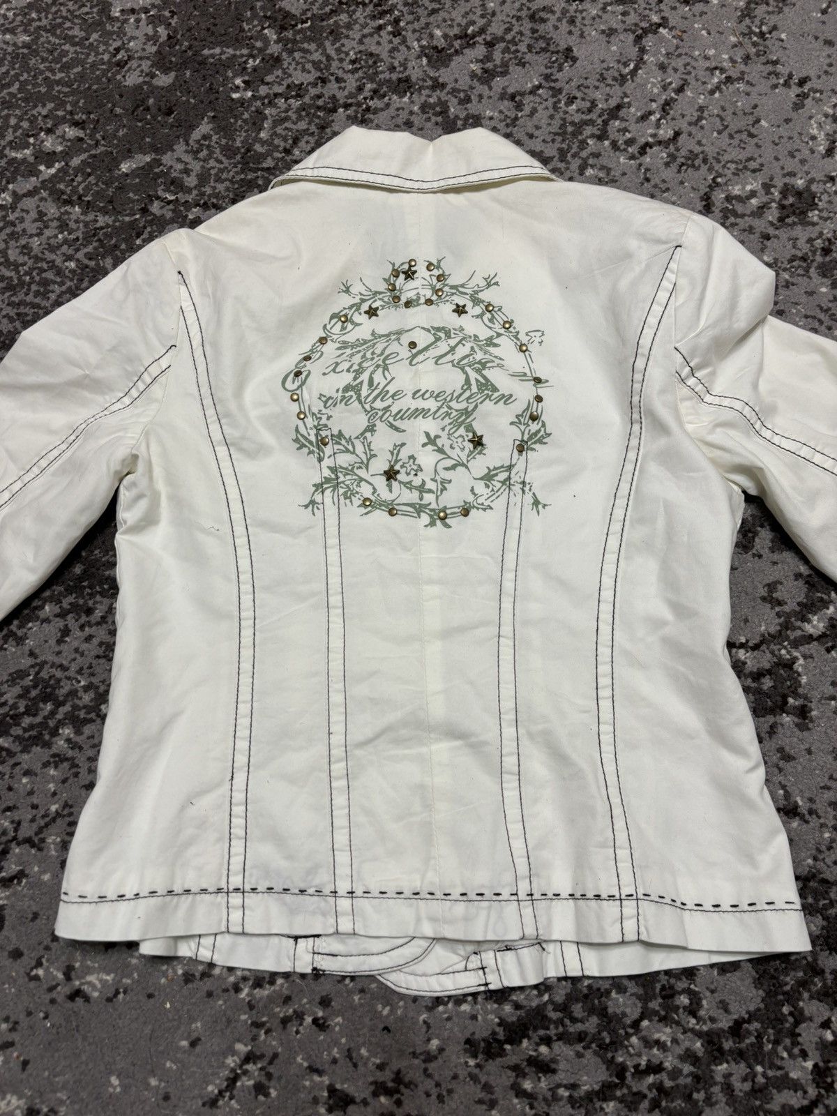 Japanese Brand Vintage excellium y2k cotton jacket Size M / US 6-8 / IT 42-44 - 8 Thumbnail
