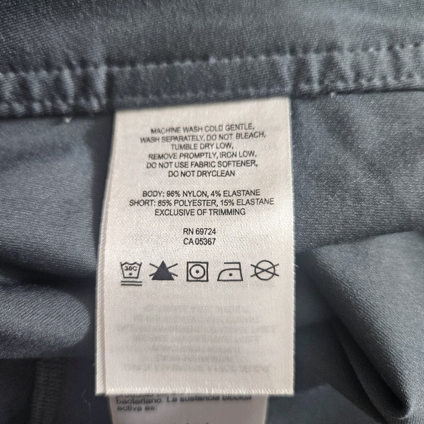 Vintage Columbia Womens Skort Sz 6 Solid Gray Drawstring Nylon Athletic Short Skirt Womens 6 Gray Columbia Size ONE SIZE - 3 Thumbnail