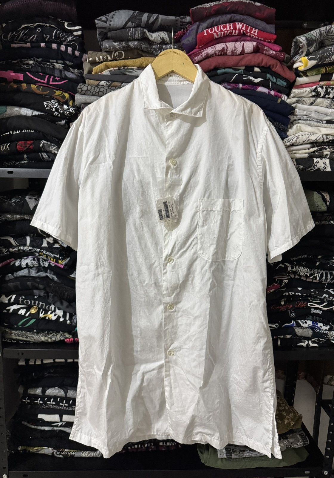Yohji Yamamoto Y’s FOR MEN YOHJI YAMAMOTO WHITE SHIRT Size US L / EU 52-54 / 3 - 1 Thumbnail