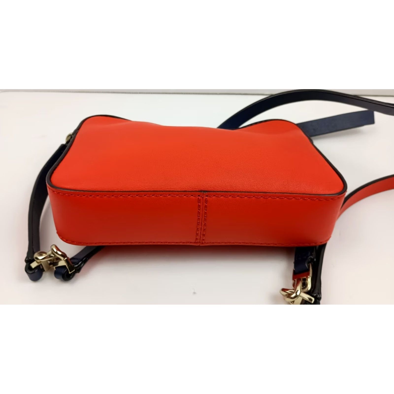 Vintage Kate Spade New York Crossbody Red Blue Leather Purse Size ONE SIZE - 4 Thumbnail