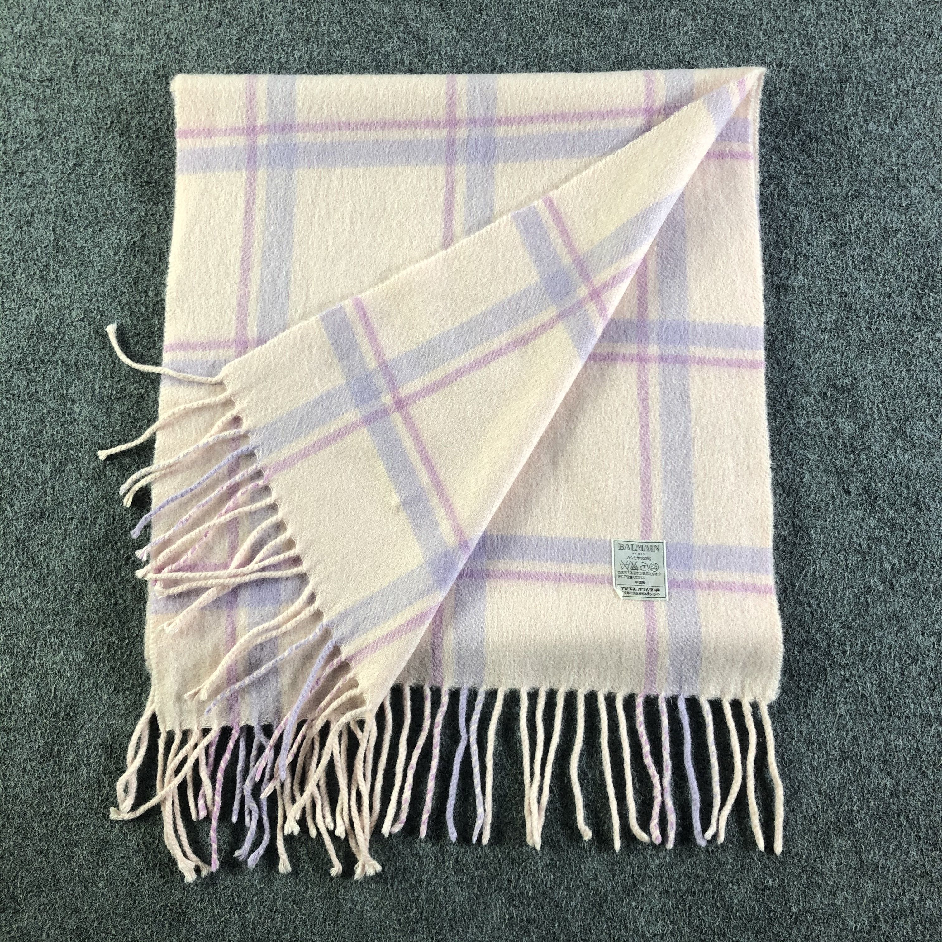 Pierre Balmain Pierre Balmain Cashmere Scarf / Muffler / Neckwear P135 Size ONE SIZE - 5 Thumbnail