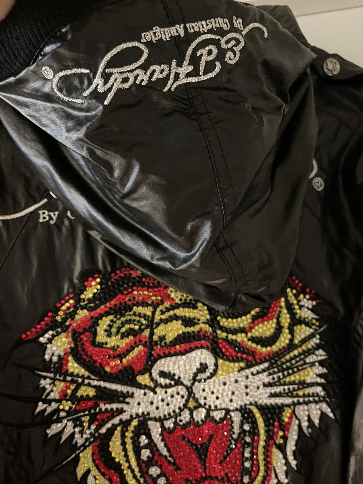 Ed Hardy Vintage Ed Hardy Women’s Rhinestone Studded Jacket Size XL / US 12-14 / IT 48-50 - 7 Thumbnail
