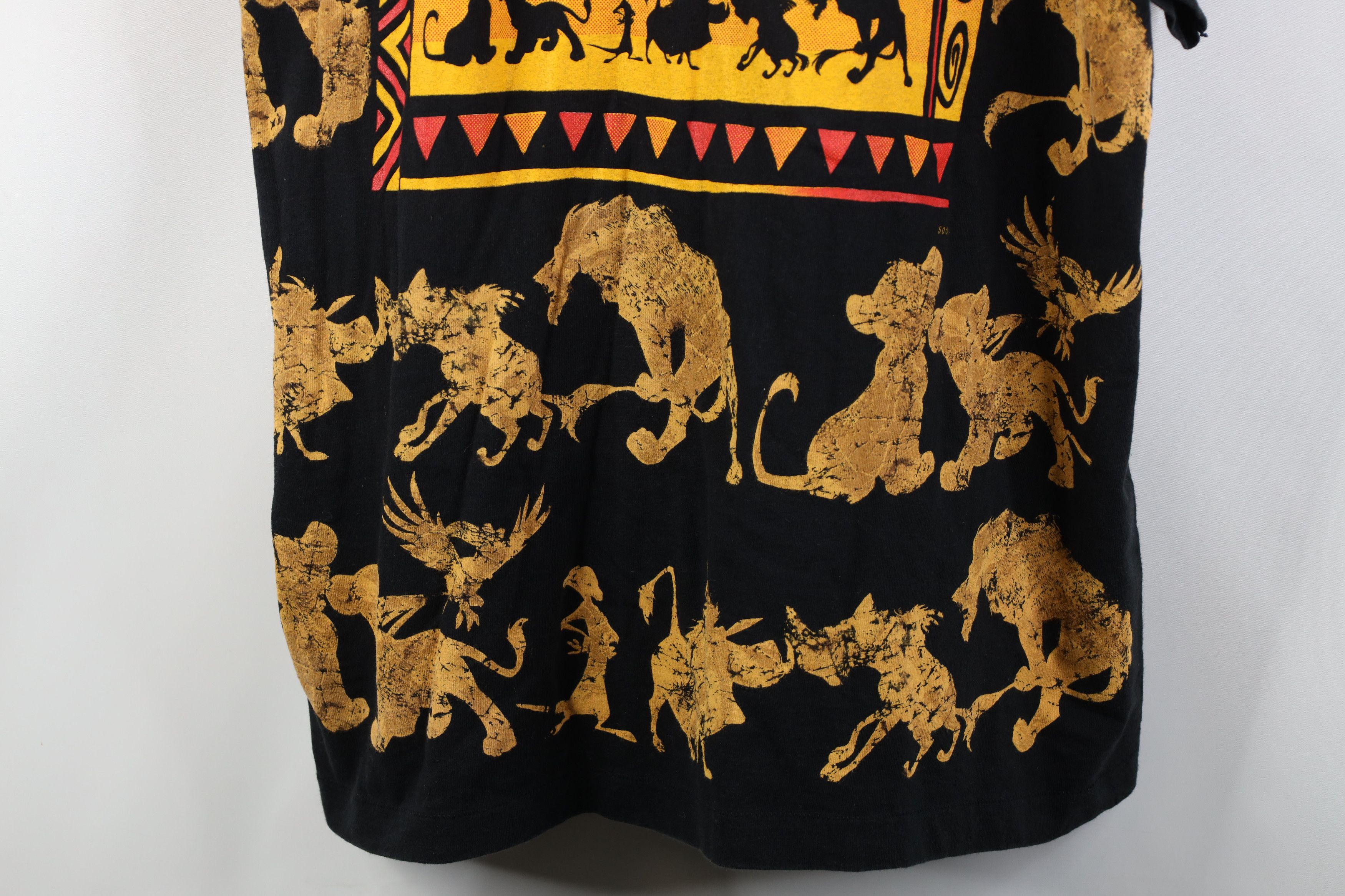 Disney Vintage 90s Disney Lion King All Over Short Sleeve T-Shirt Size US L / EU 52-54 / 3 - 3 Thumbnail