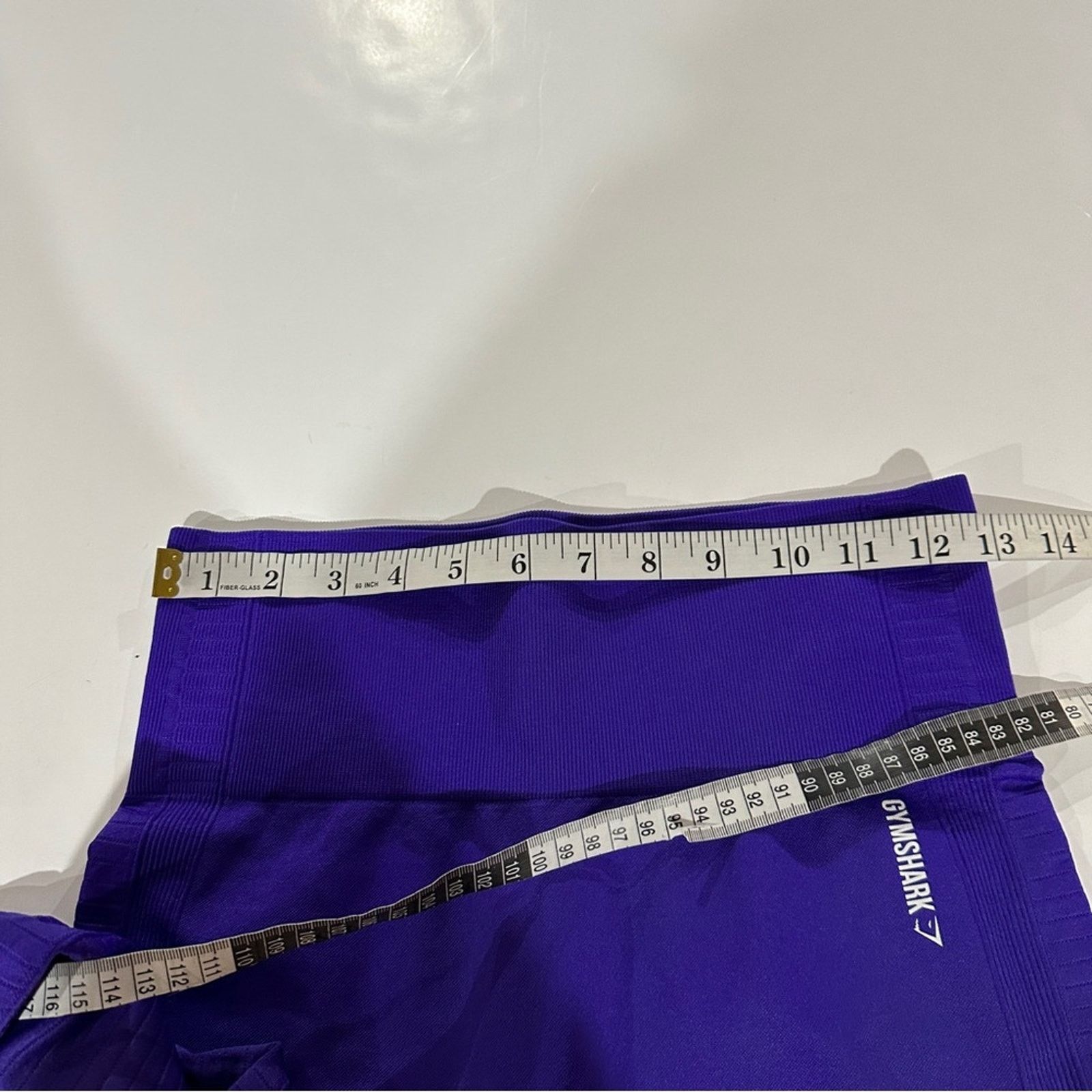 Gymshark Gymshark Energy+ Seamless Knit Cutout Cropped Leggings Sz M Size 25" / US 0 / IT 36 - 9 Thumbnail