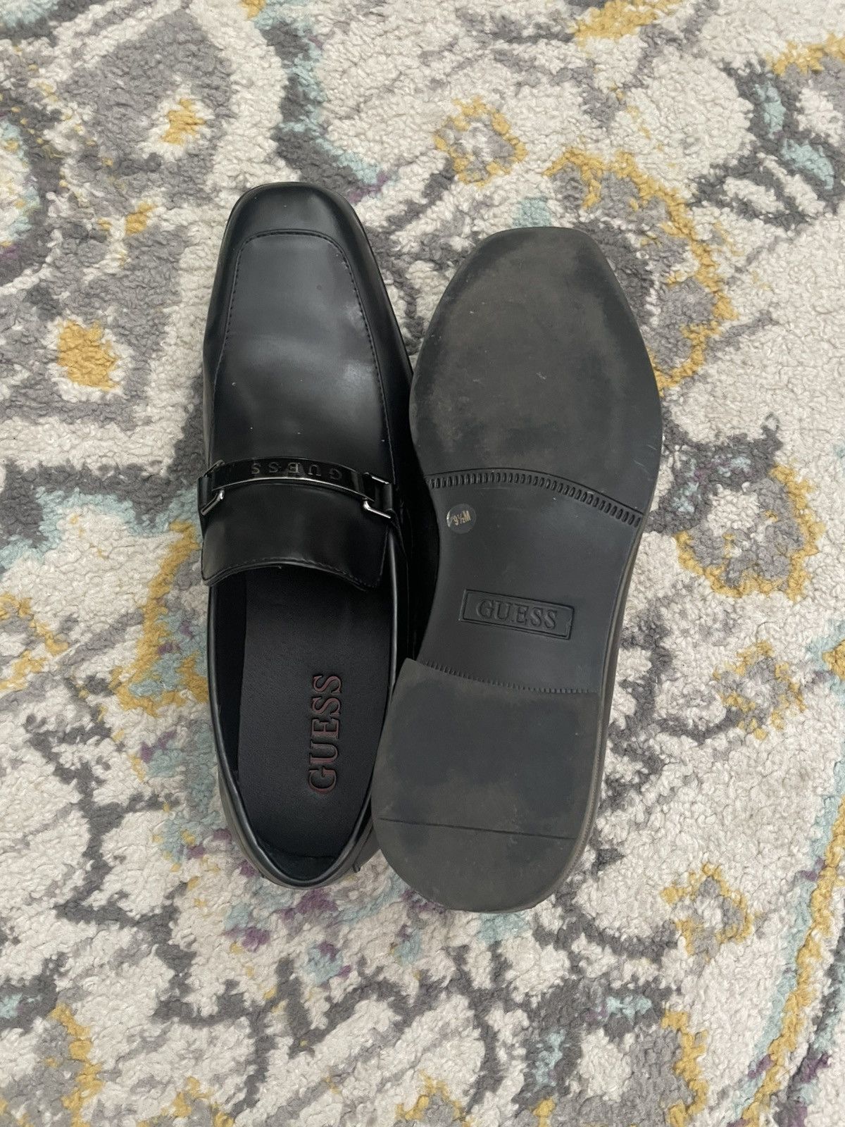 Guess Guess Black Dress Loafers Size US 9.5 / EU 42-43 - 3 Thumbnail