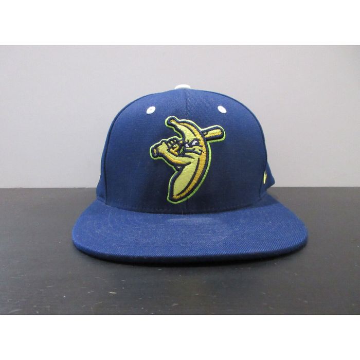 Zephyr Savannah Bananas Hat Cap Fitted Adult Large Blue Circus Baseball