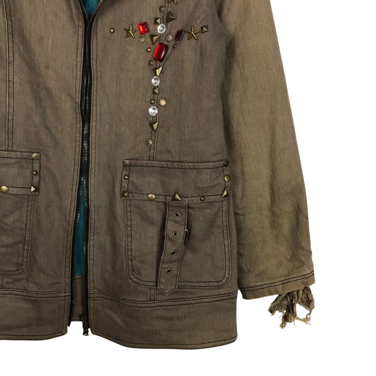 Japanese Brand 🔥CHORE BIKER JACKET ZIPPER ALGONQUINS HYSTERIC GLAMOUR Size US S / EU 44-46 / 1 - 7 Thumbnail