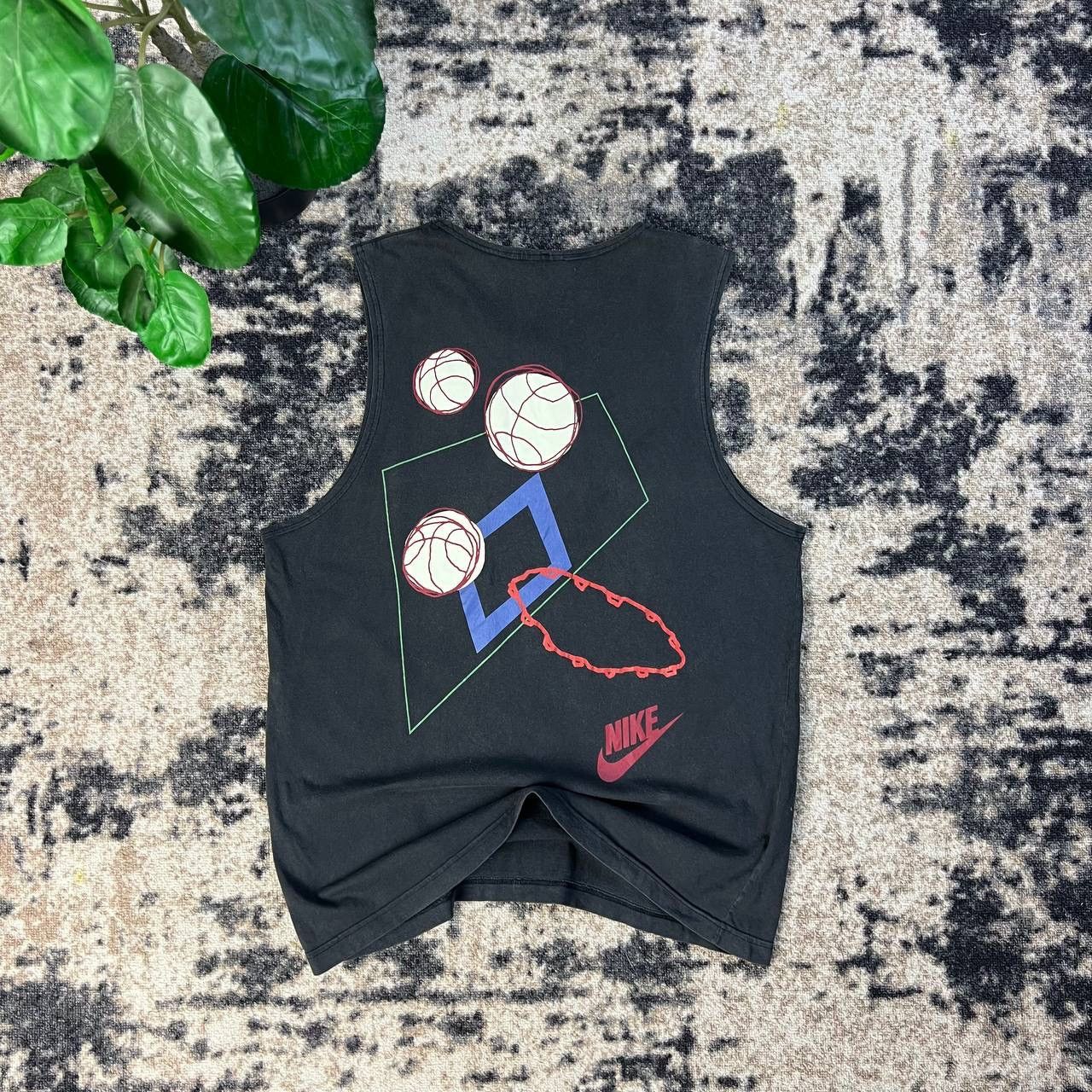 Nike Nike Hoop Heroes Vintage Y2K Big Logo Faded Tank Top Size US XL / EU 56 / 4 - 1 Thumbnail