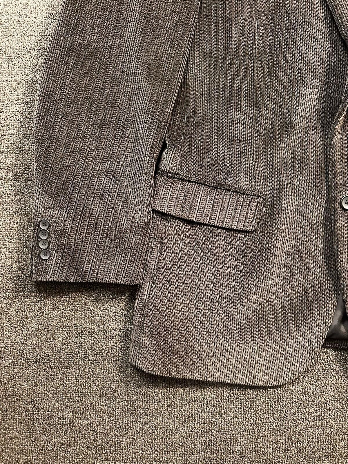 Dockers Dockers Black Corduroy Herringbone Men's Blazer 44L Size 44L - 3 Thumbnail