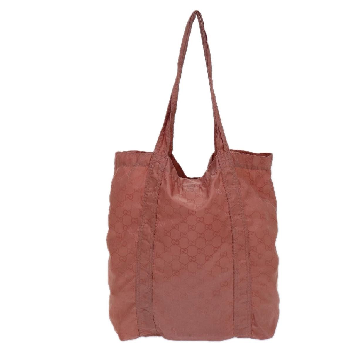 Gucci GUCCI GG Canvas Tote Bag Pink Size ONE SIZE - 3 Thumbnail