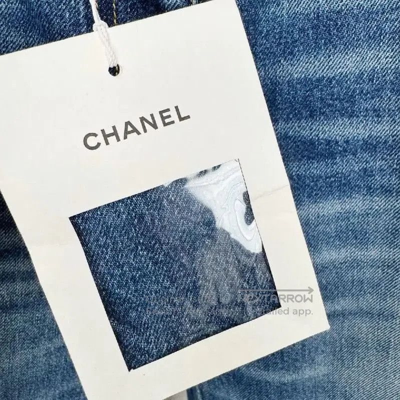 Chanel Chanel Blue Denim Jeans for Women . Size 23" - 4 Thumbnail