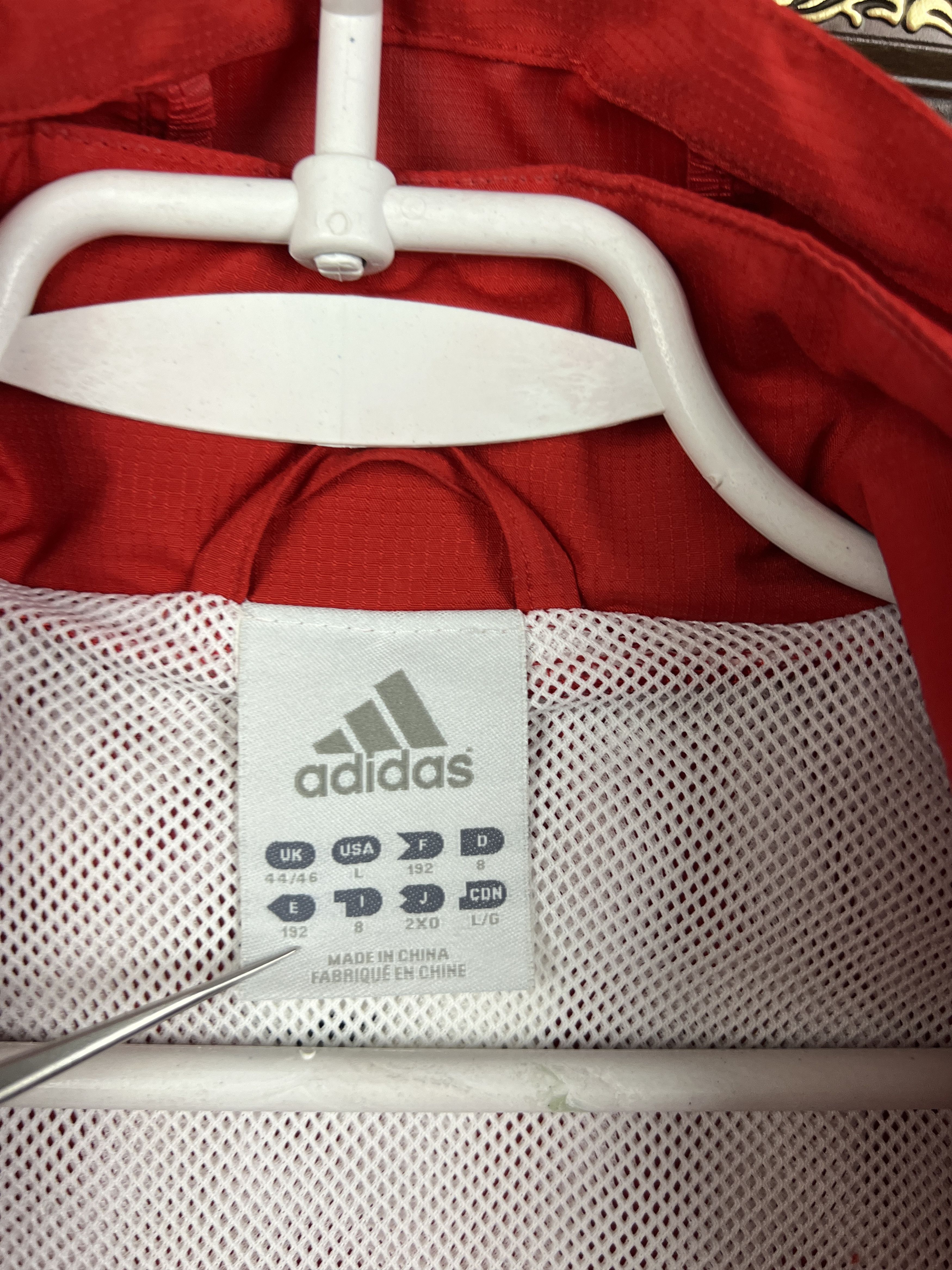 Adidas Bayern Munich Football Jacket Soccer Hooded Track Top Size US XL / EU 56 / 4 - 7 Thumbnail