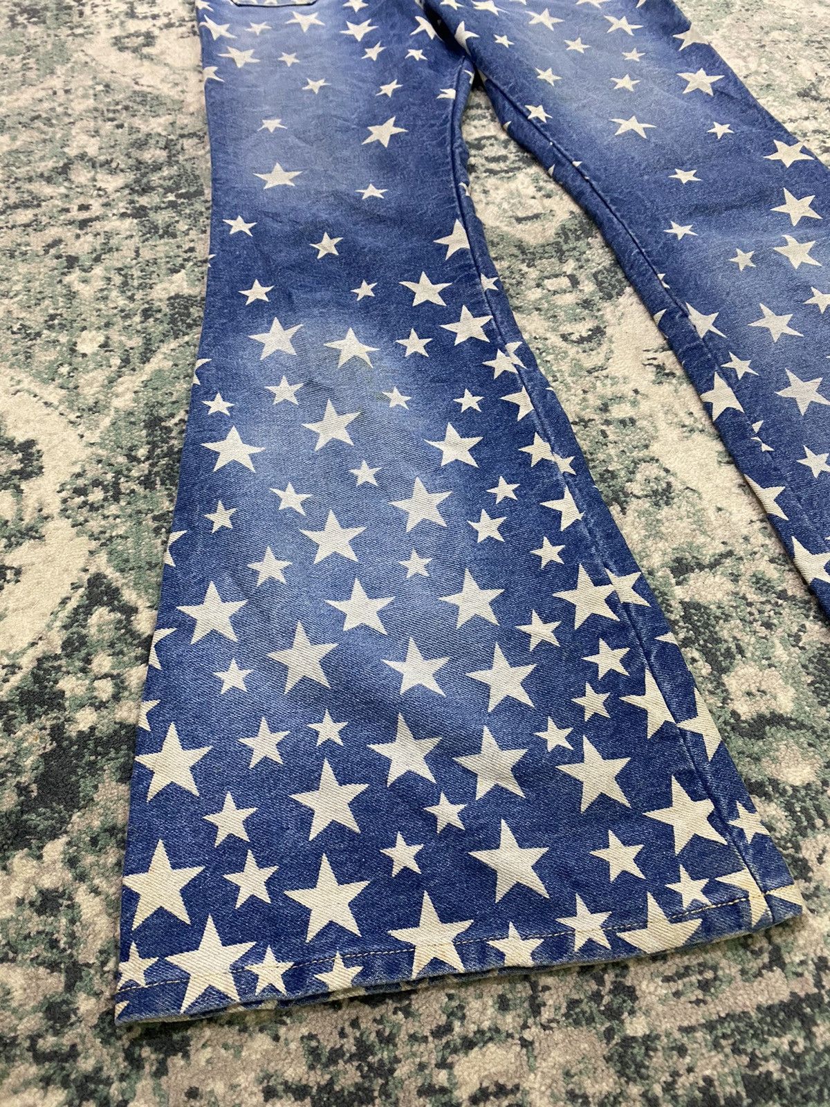 Hysteric Glamour Magic Square Star Printed Hysteric Style Flare Denim Size US 28 / EU 44 - 4 Thumbnail