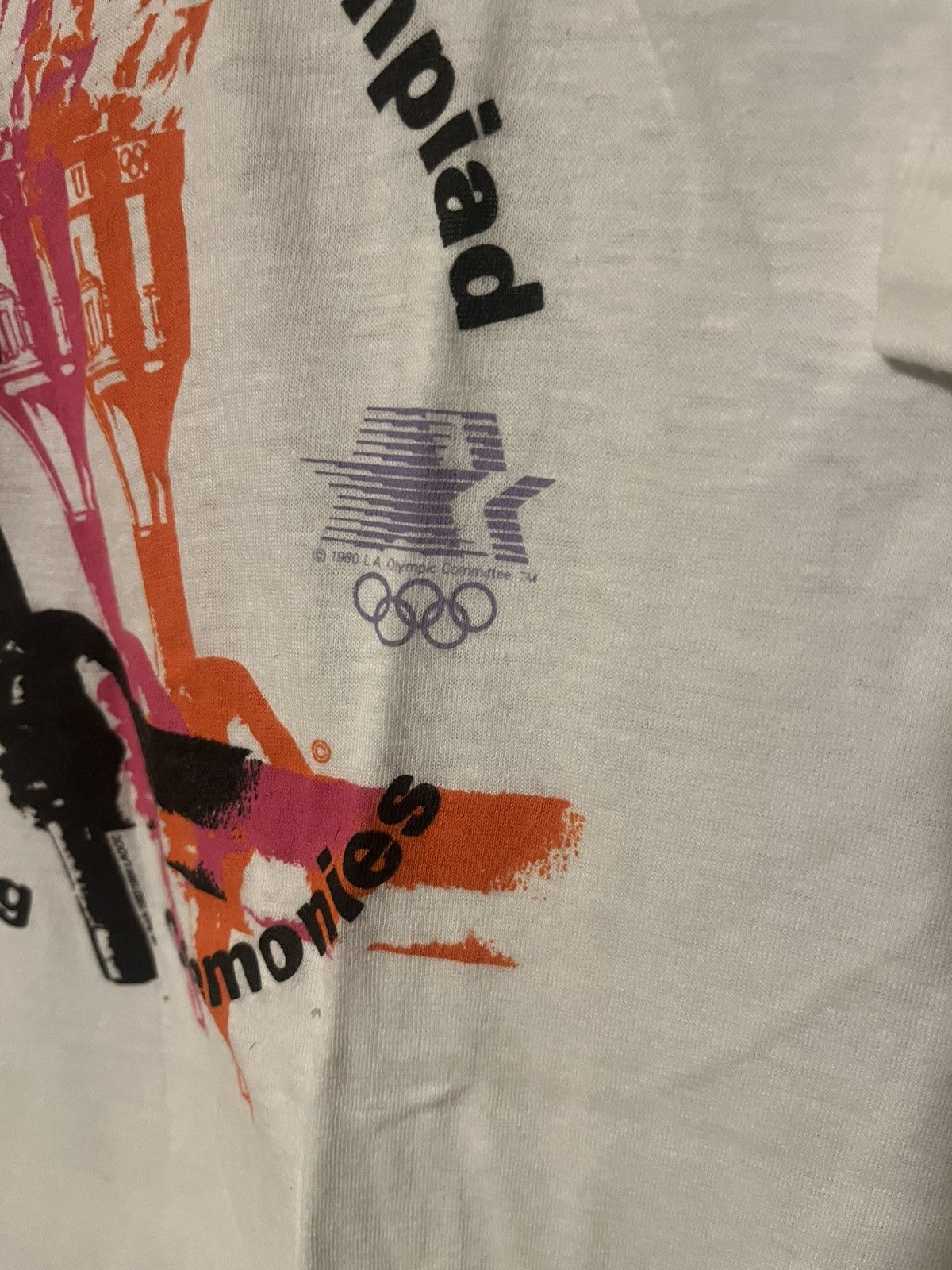 USA Olympics VTG LA OLYMPIC GAMES '84 XXIII OLYMPIAD T-SHIRT LA 1984 M Size US M / EU 48-50 / 2 - 5 Thumbnail