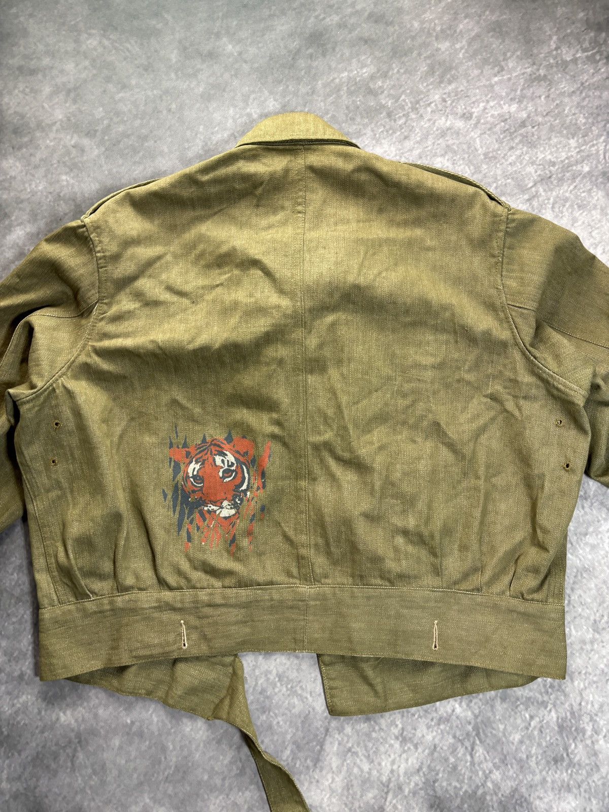 1950s British Army Battledress Jacket WW2 Vintage Short Coat