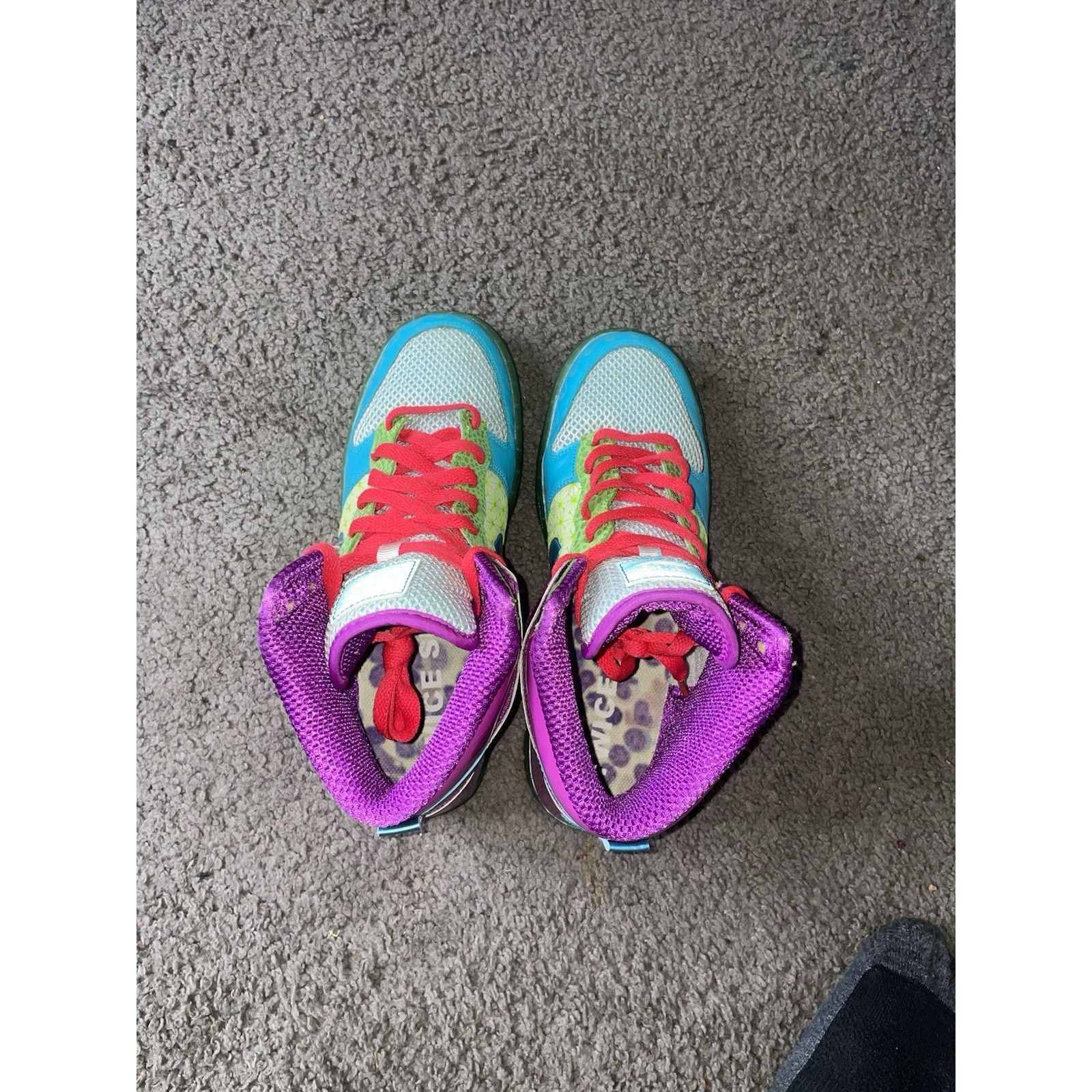 Nike Size 7y- Rare Nike Dunk Hi Skinny Doernbecher Women's 8.5 Size US 7 / IT 37 - 4 Thumbnail
