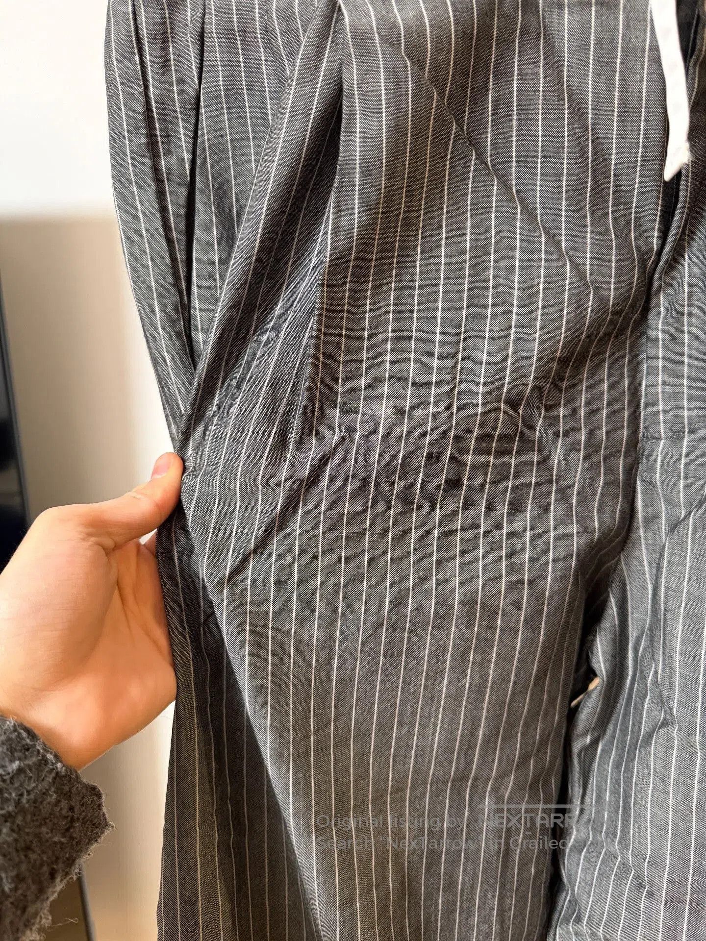 Hed Mayner HED MAYNER 24SS Striped Wide. Size US 26 / EU 42 - 3 Thumbnail