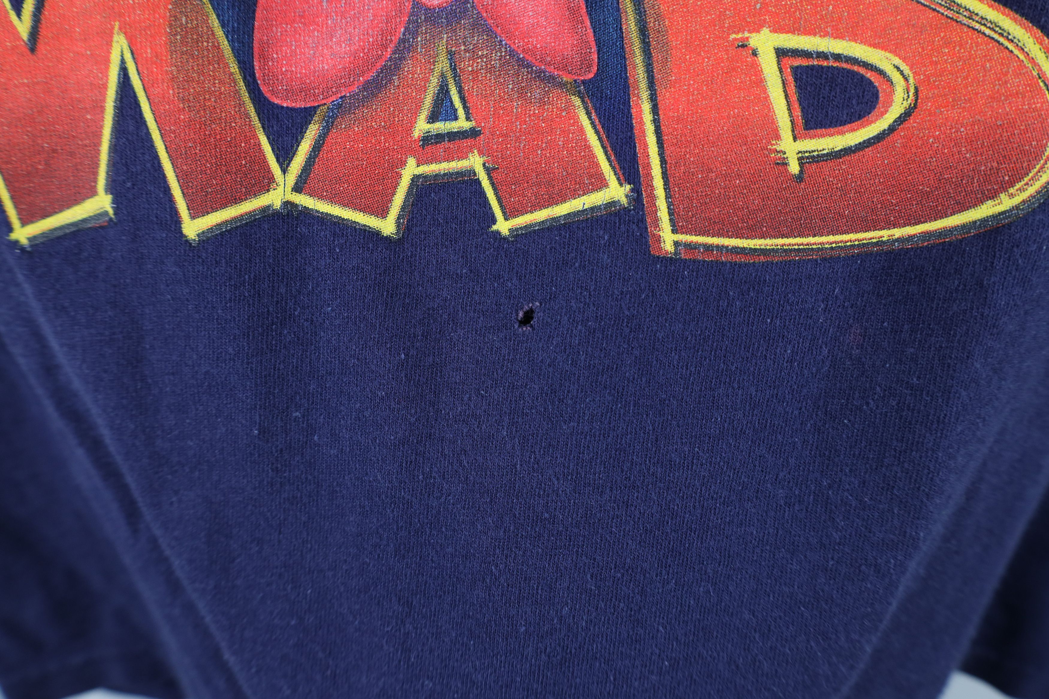 Disney × Vintage Vintage 90s Disney Donald Duck Mad Attitude T-Shirt Blue Size US M / EU 48-50 / 2 - 5 Thumbnail