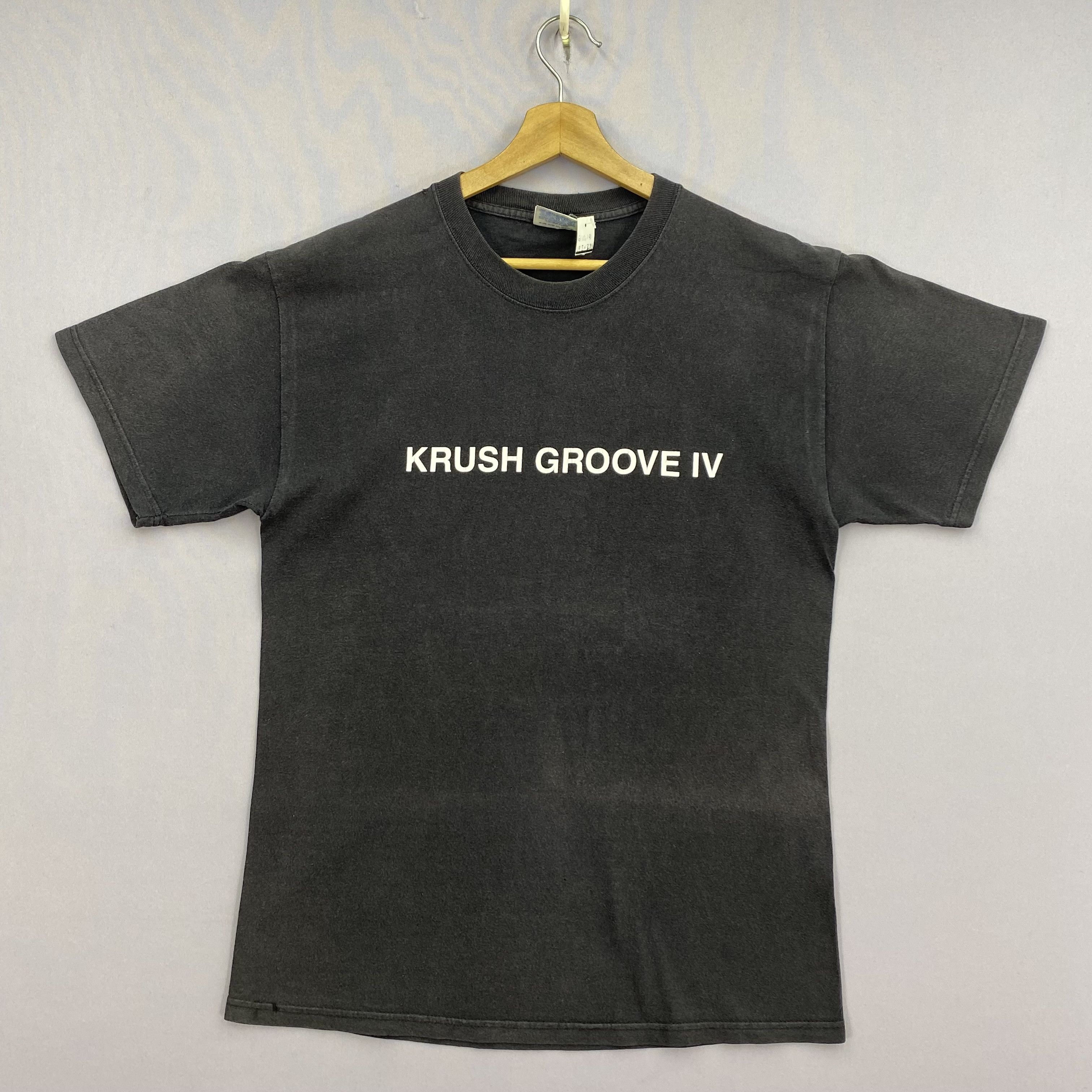 Vintage Vintage 90s RUN DMC T-Shirt Krush Groove IV Rapper Tee Size US M / EU 48-50 / 2 - 2 Thumbnail