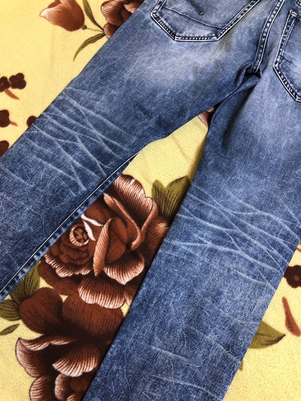 G-Star G-STAR RAW 3301 Slim Pants Jeans Distressed Faded Size US 32 / EU 48 - 22 Thumbnail