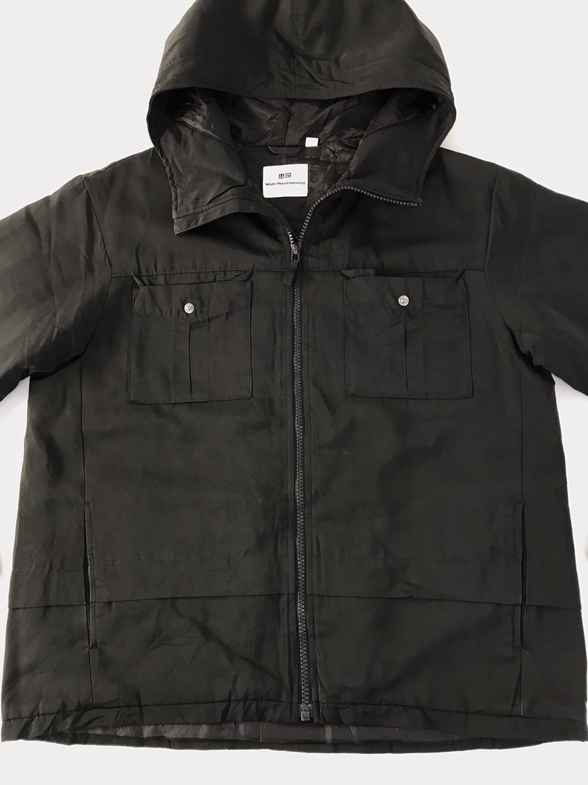 Japanese Brand Hype Uniqlo White Mountaineering Hooded Jacket Outdoor Wear Size US XS / EU 42 / 0 - 3 Thumbnail