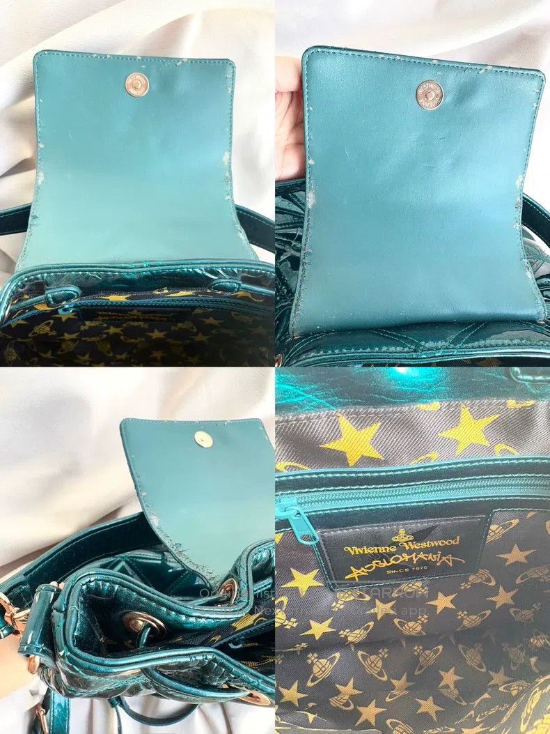 Vivienne Westwood Vivienne Westwood size os Vintage Blue-Green Patent Leather Size ONE SIZE - 7 Thumbnail