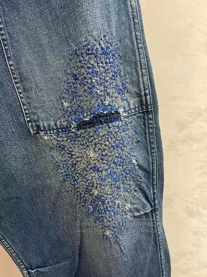 Kapital kapital Thorn jeans with wide legs. Size US 34 / EU 50 - 4 Thumbnail