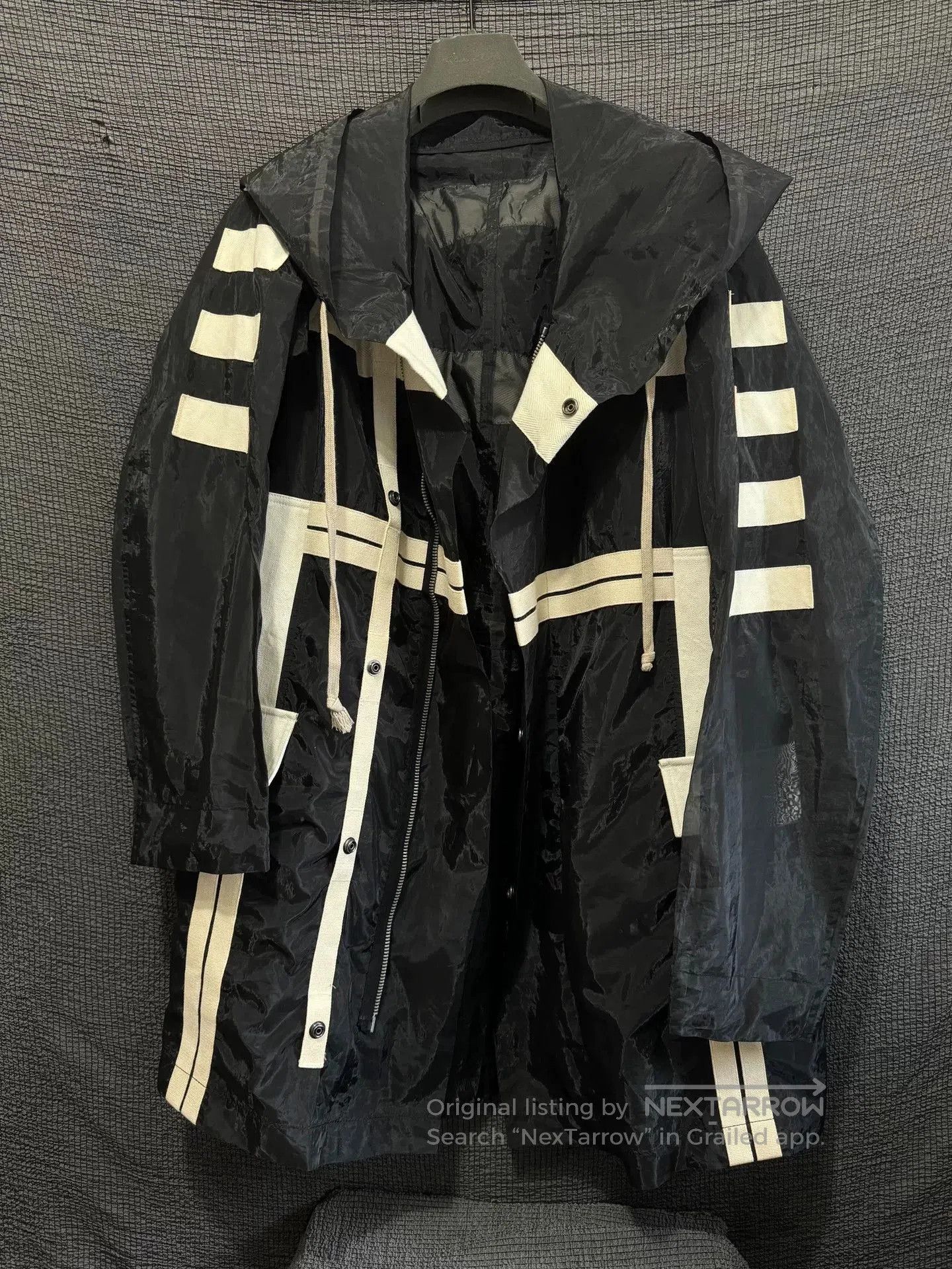 Rick Owens rick owens rare sheer tie coat. Size US L / EU 52-54 / 3 - 7 Thumbnail