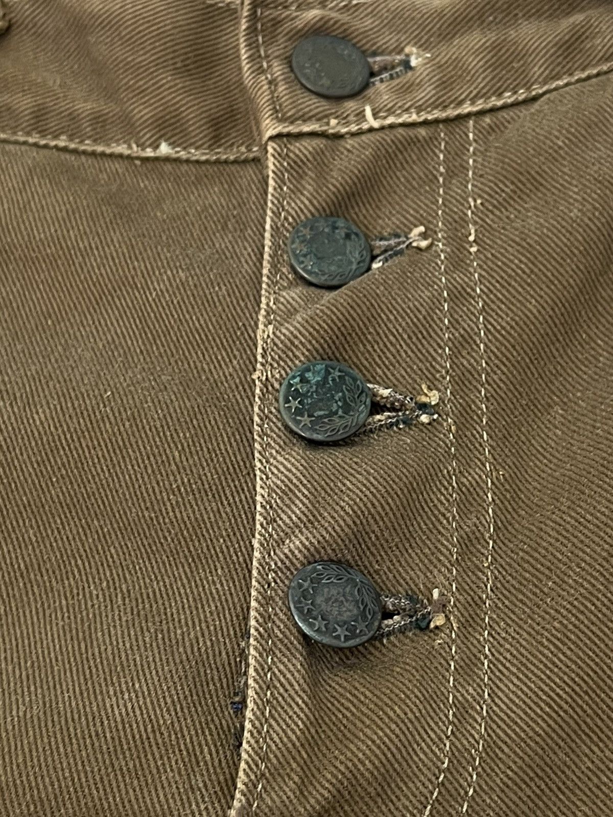 Japanese Brand Flare Jeans Vtg 80s Unknown Brand Faded Bell Bottom 7🟦6 Size US 30 / EU 46 - 18 Thumbnail