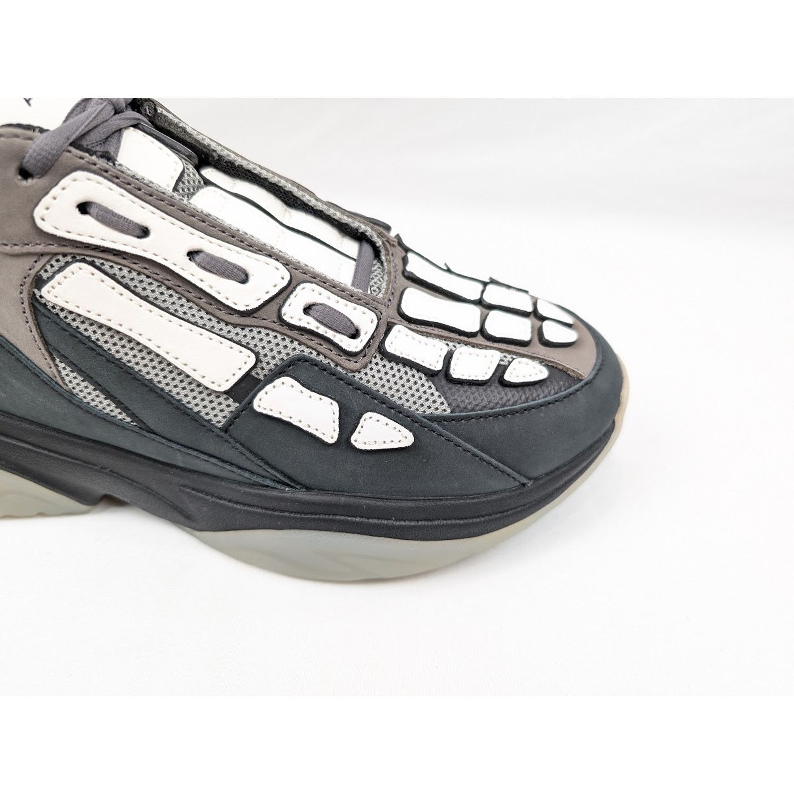 Amiri o1rshd1 Bone Runners in Black/Grey Size US 11 / EU 44 - 3 Thumbnail