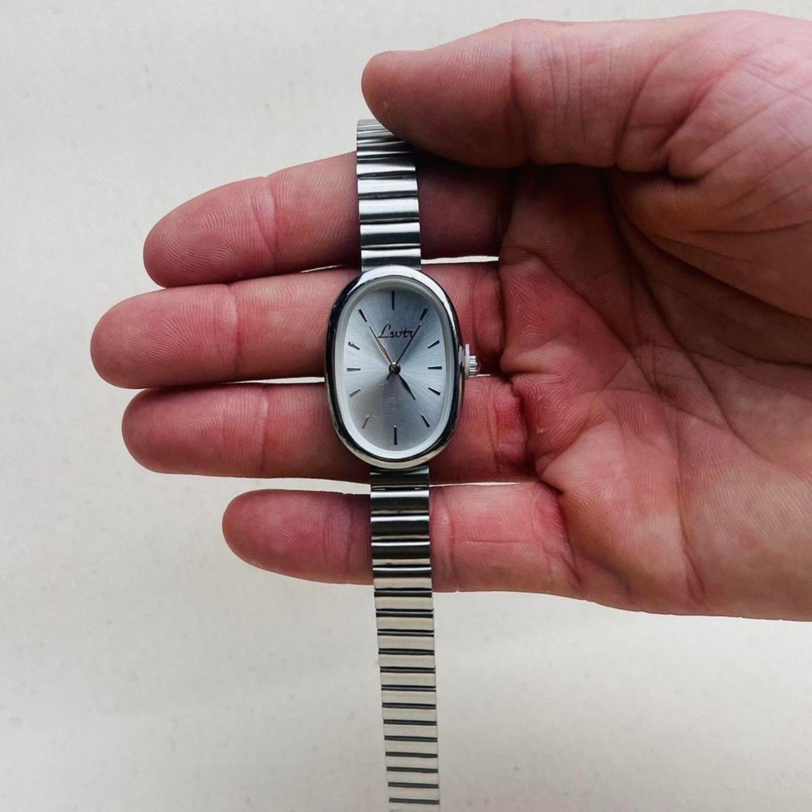 Vintage 2000s vintage style square stainless steel luxury watch Size ONE SIZE - 7 Thumbnail