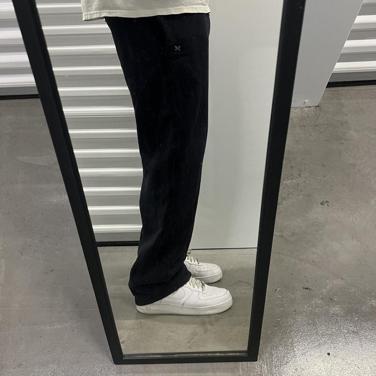 Japanese Brand × Vintage Vintage Y2K/2000s Baggy Black Skater Sweatpants! Size US 32 / EU 48 - 1 Thumbnail