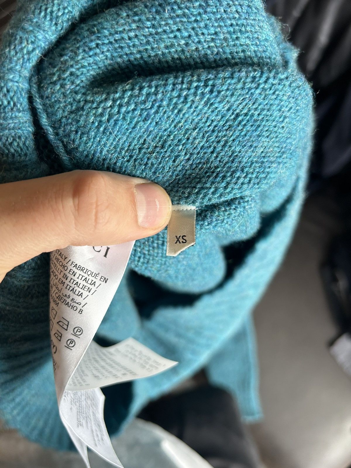 Gucci Gucci Teal Wool Sweater - Size XS Size US XS / EU 42 / 0 - 13 Thumbnail