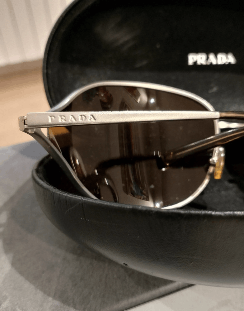 Miu Miu PRADA Sunglasses Flame Star Mask Fire Chrome Silver Size ONE SIZE - 4 Thumbnail