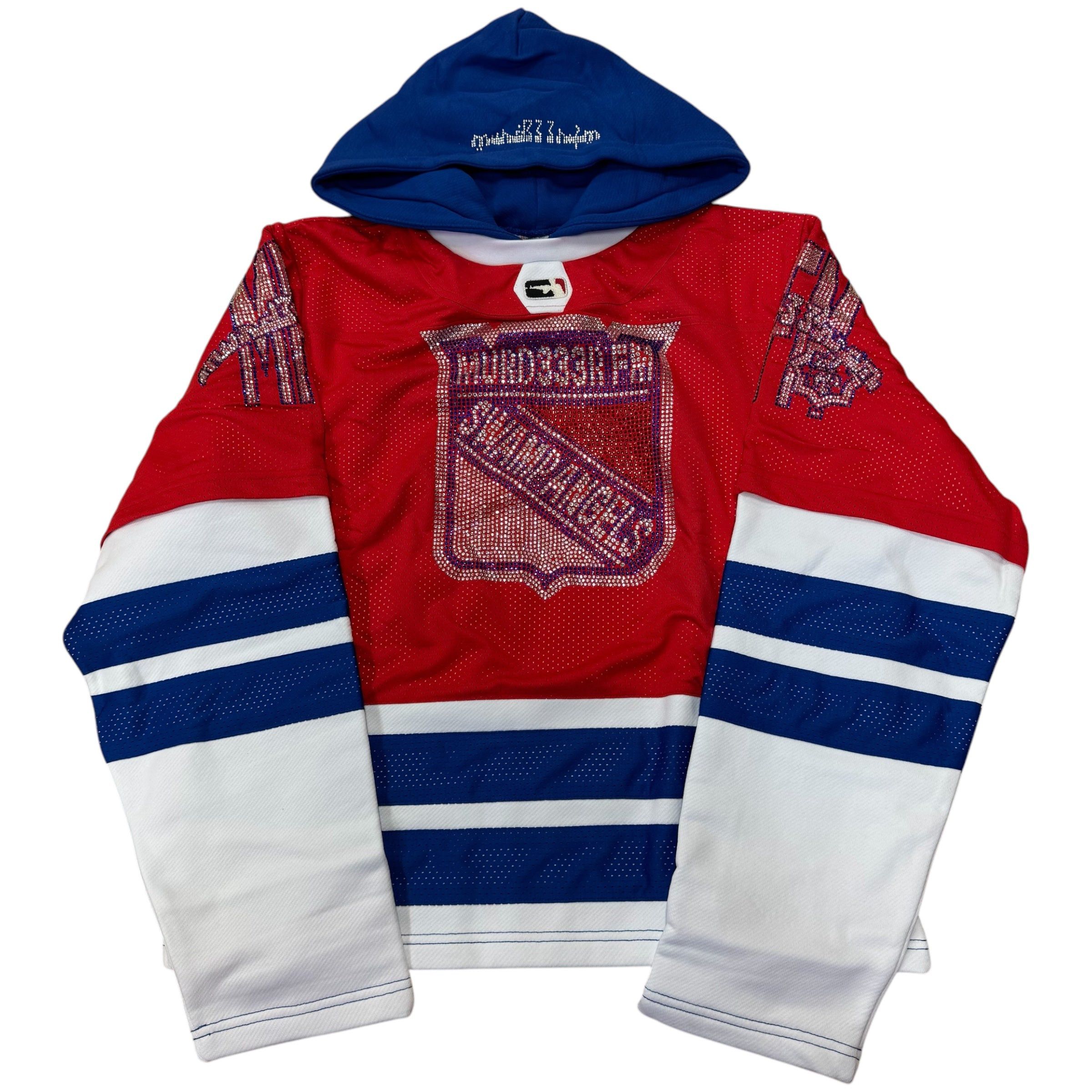 トップス Murd333r.fm Chop333r Swamp Angels Hoodie Murd333r.fm 'Swamp Angels' Hockey Jersey Hoodie – Showroom LA
