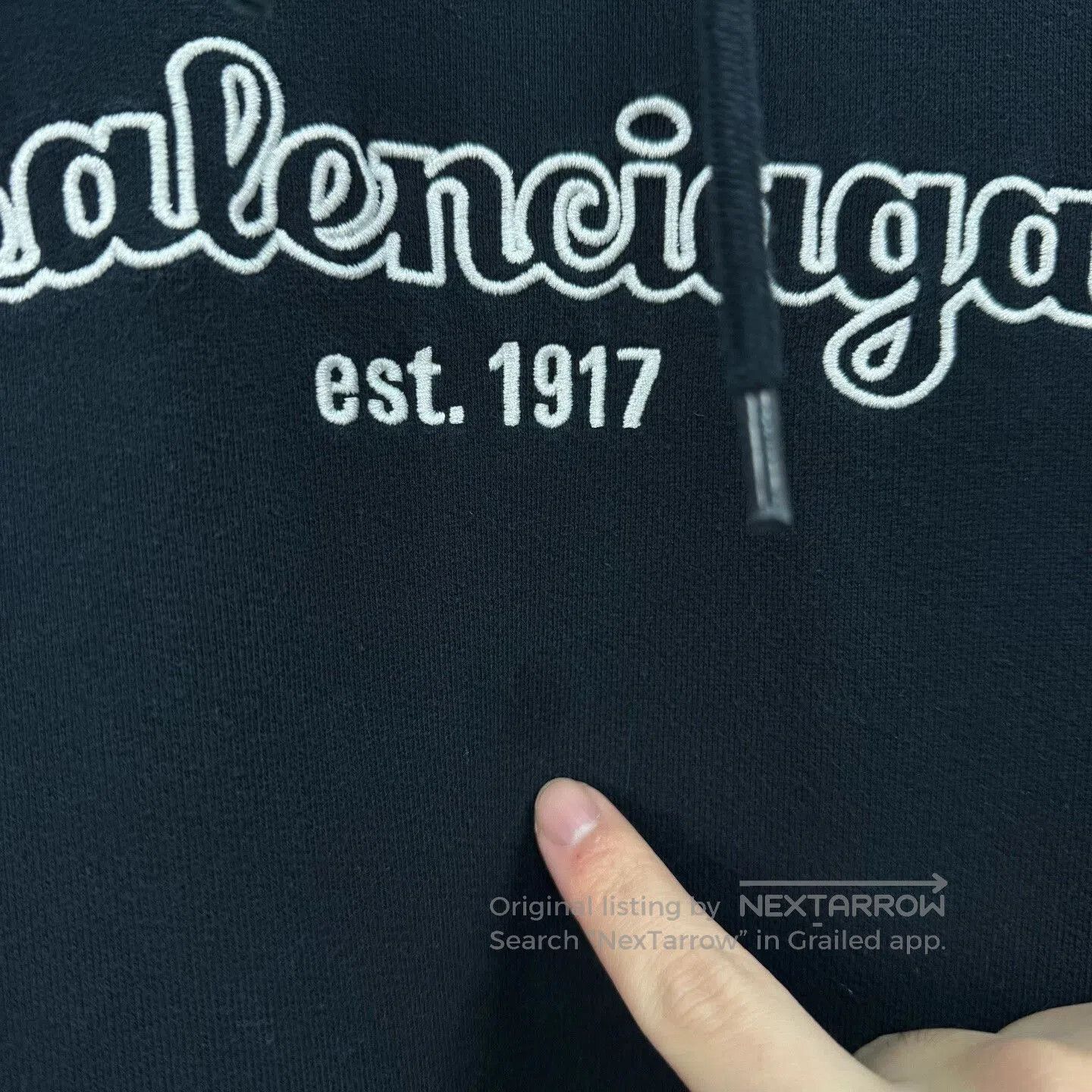 Balenciaga Balenciaga Embroidered Letter Hoodie XS. Size XS / US 0-2 / IT 36-38 - 5 Thumbnail