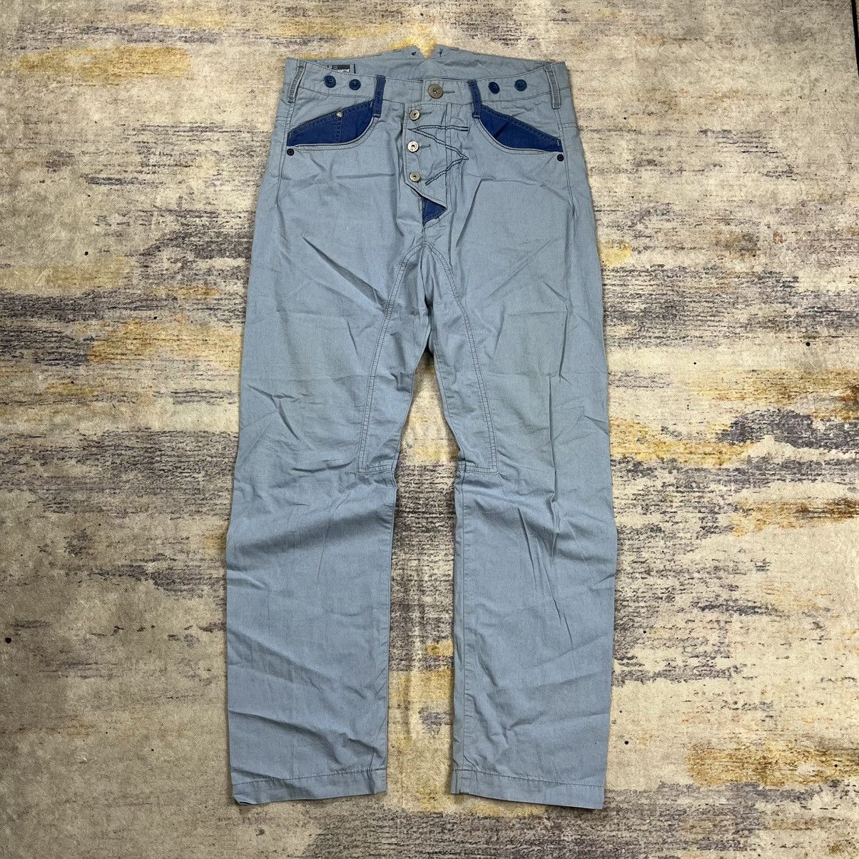 Marithe + Francois Girbaud Marithe Francois girbaud multi pocket buckle back pants Size US 34 / EU 50 - 1 Thumbnail