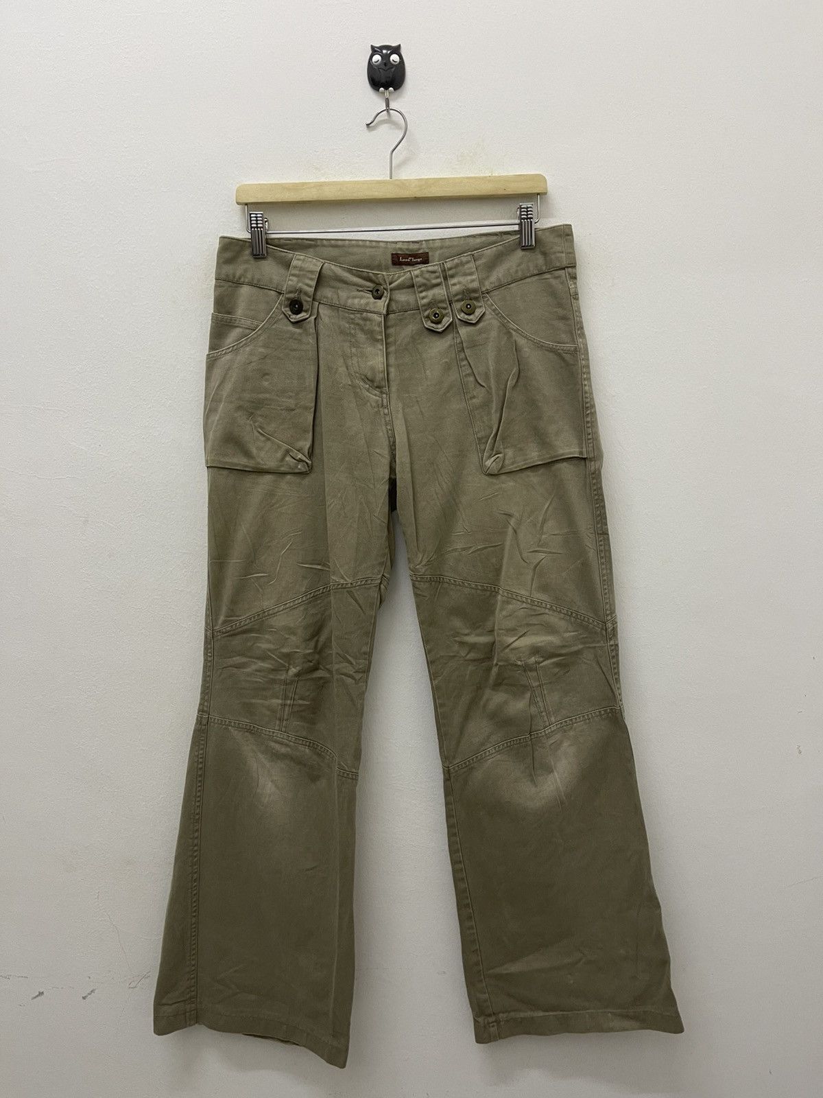 If Six Was Nine Rare Vintage LAO TARGA Flare Cargo Tactical Utility Pant Size US 32 / EU 48 - 1 Thumbnail