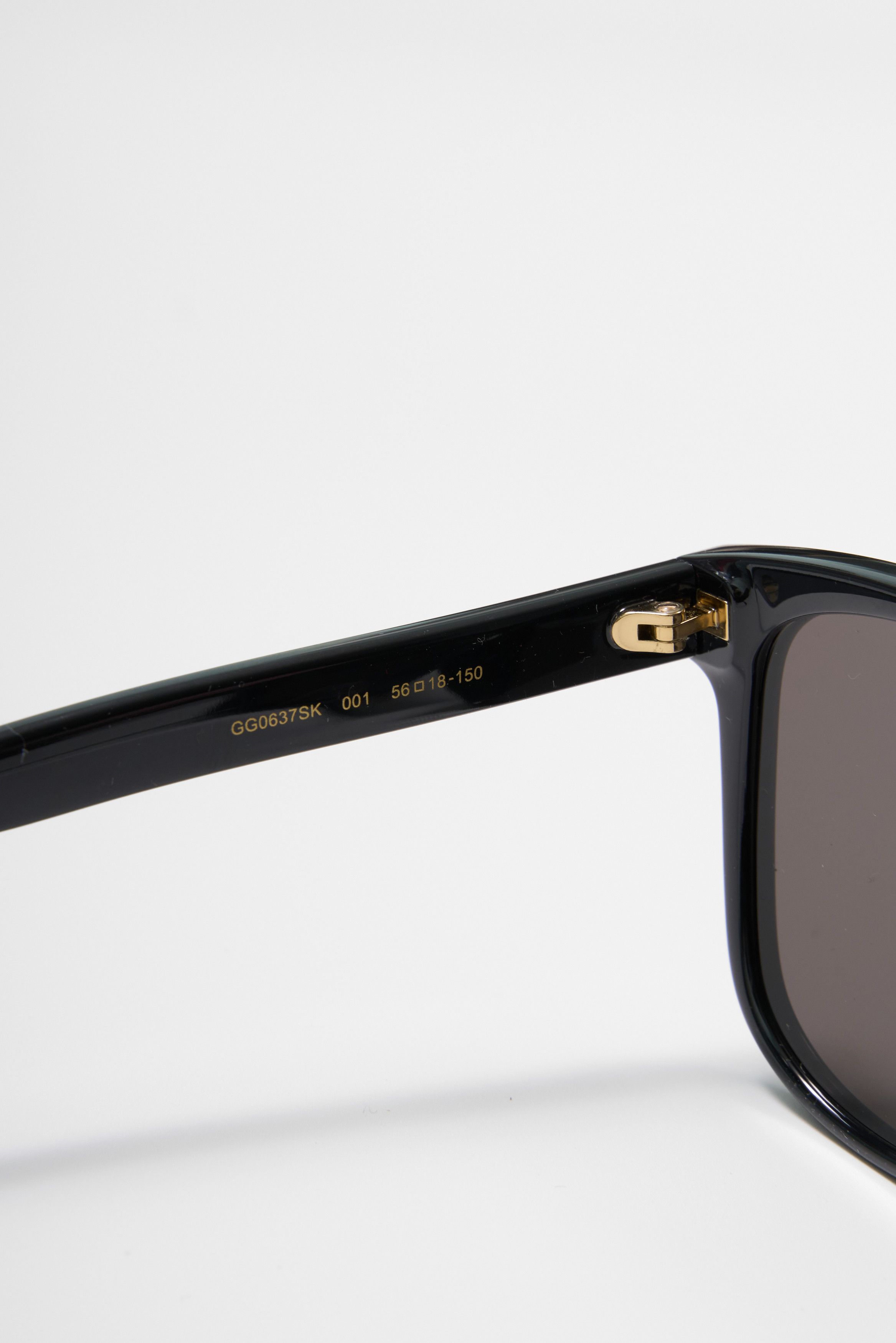 Gucci NEW GUCCI GG0637SK 001 Square Unisex Sunglasses Size ONE SIZE - 4 Thumbnail