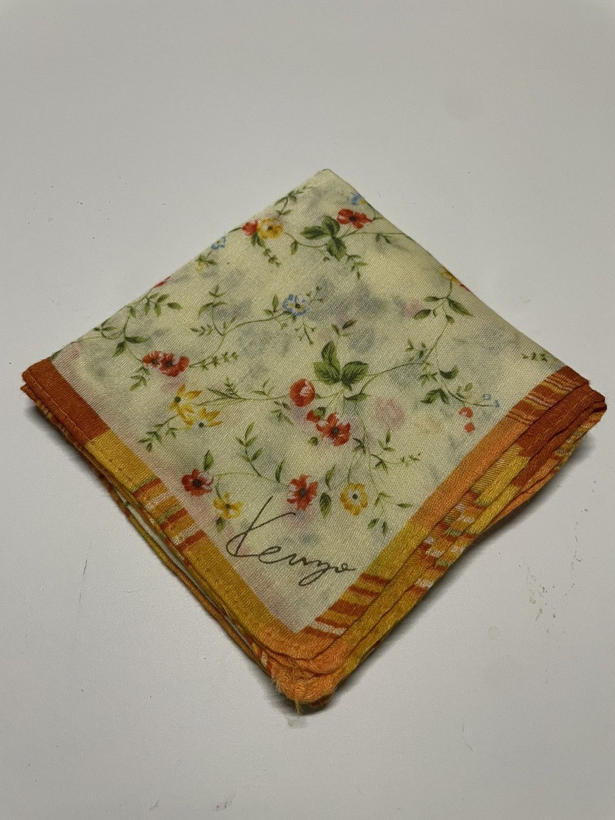 Kenzo Vintage Kenzo handkerchief bandana pocket square Size ONE SIZE - 1 Thumbnail