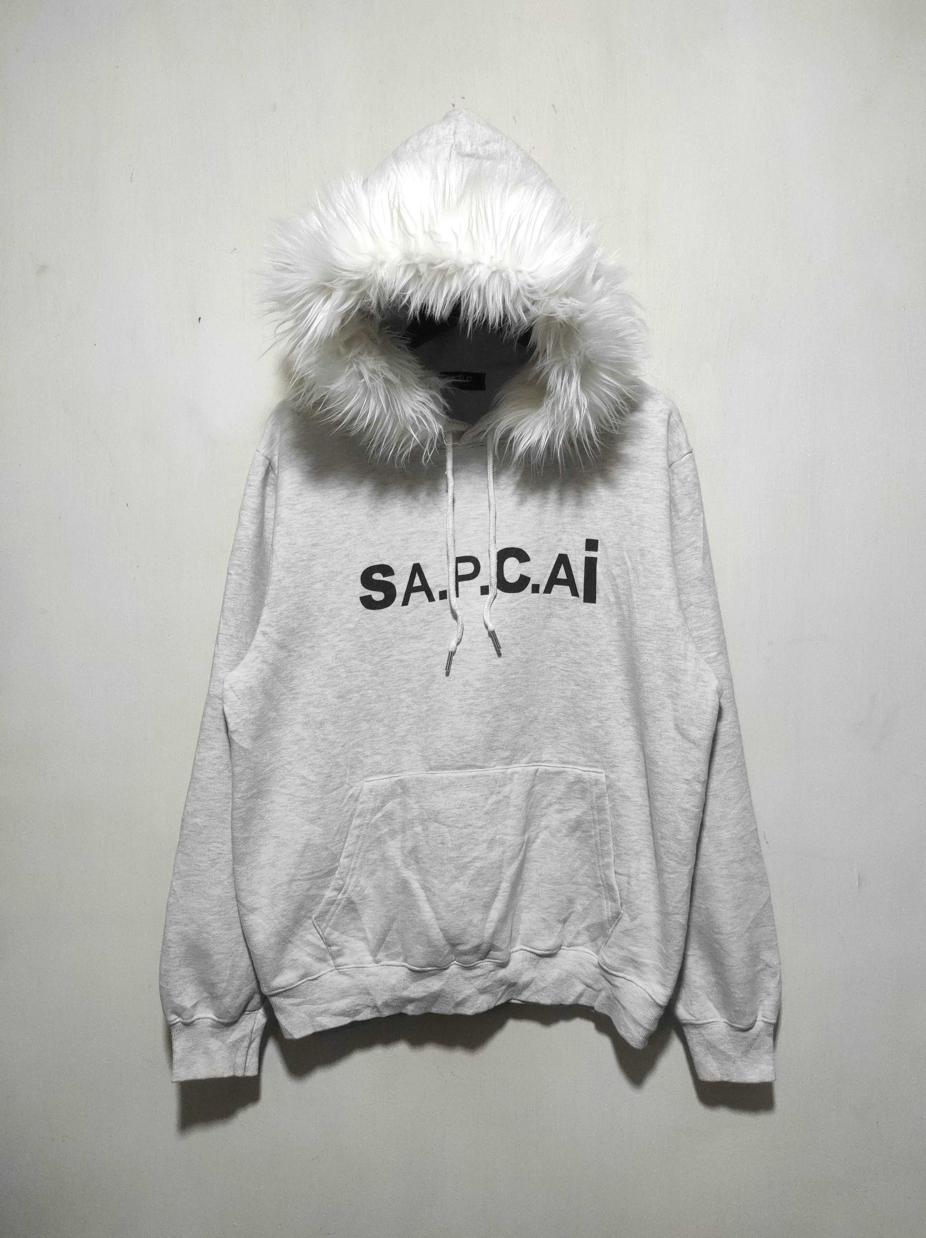 A.P.C. × Sacai APC x Sacai Fur Hoodie LGB IfSixWasNine style Size US L / EU 52-54 / 3 - 2 Thumbnail