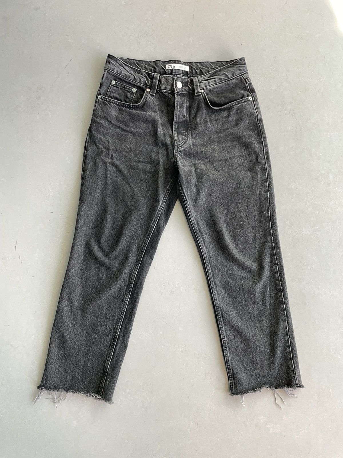 Zara Dark grey jeans Zara Size US 31 - 1 Thumbnail