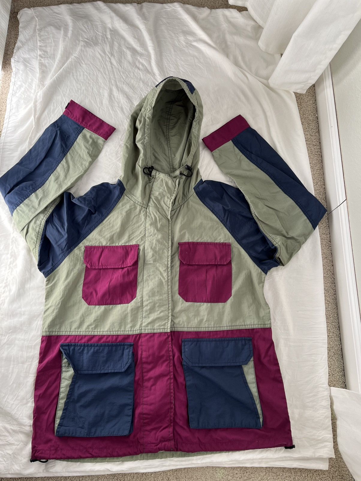 Other × Vintage Windbreaker jacket with hoodies Size US L / EU 52-54 / 3 - 1 Thumbnail