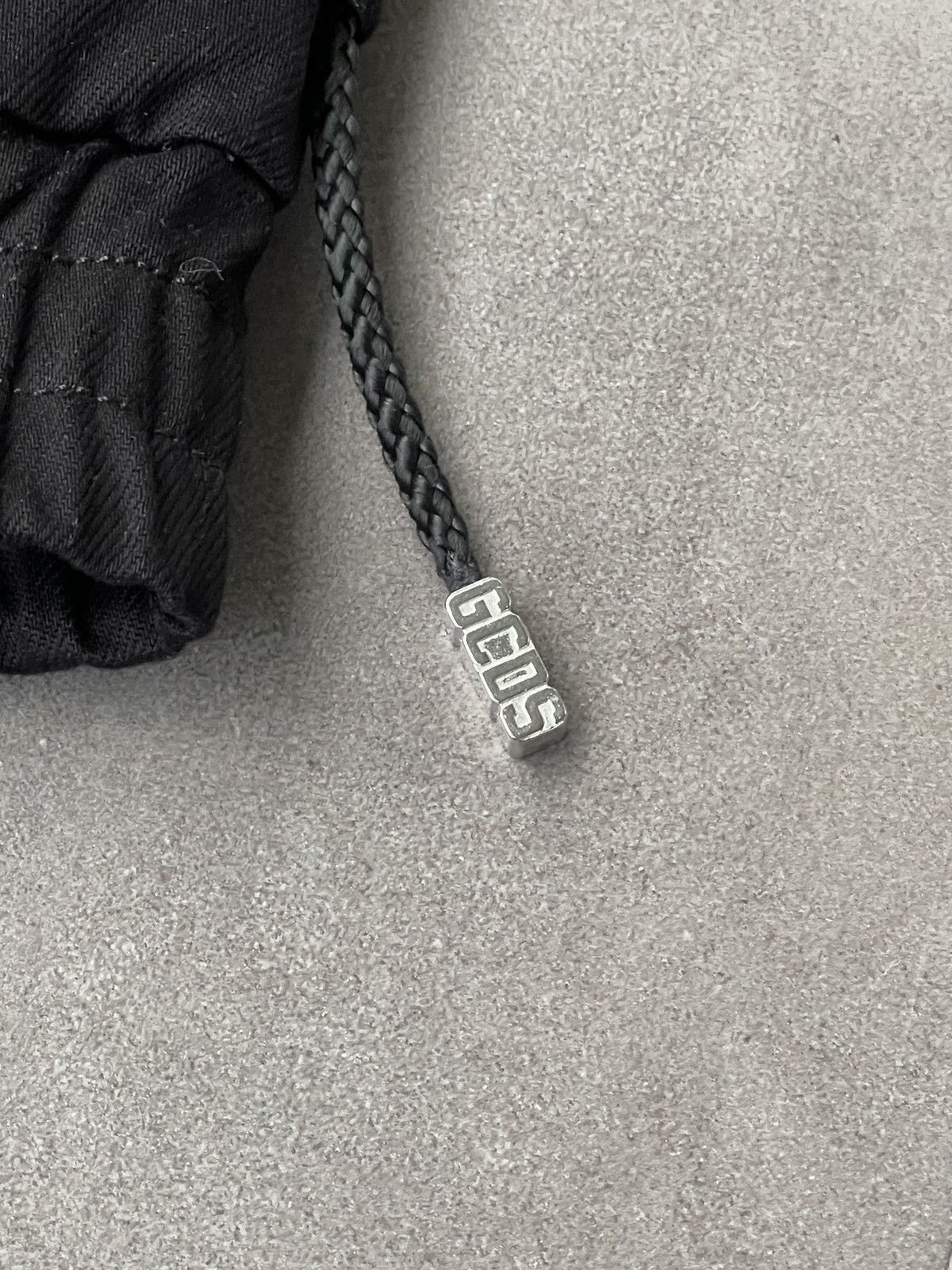 GCDS !DS! AW22 GCDS Logo Patch Cargo Black Pants Size US 32 / EU 48 - 10 Thumbnail