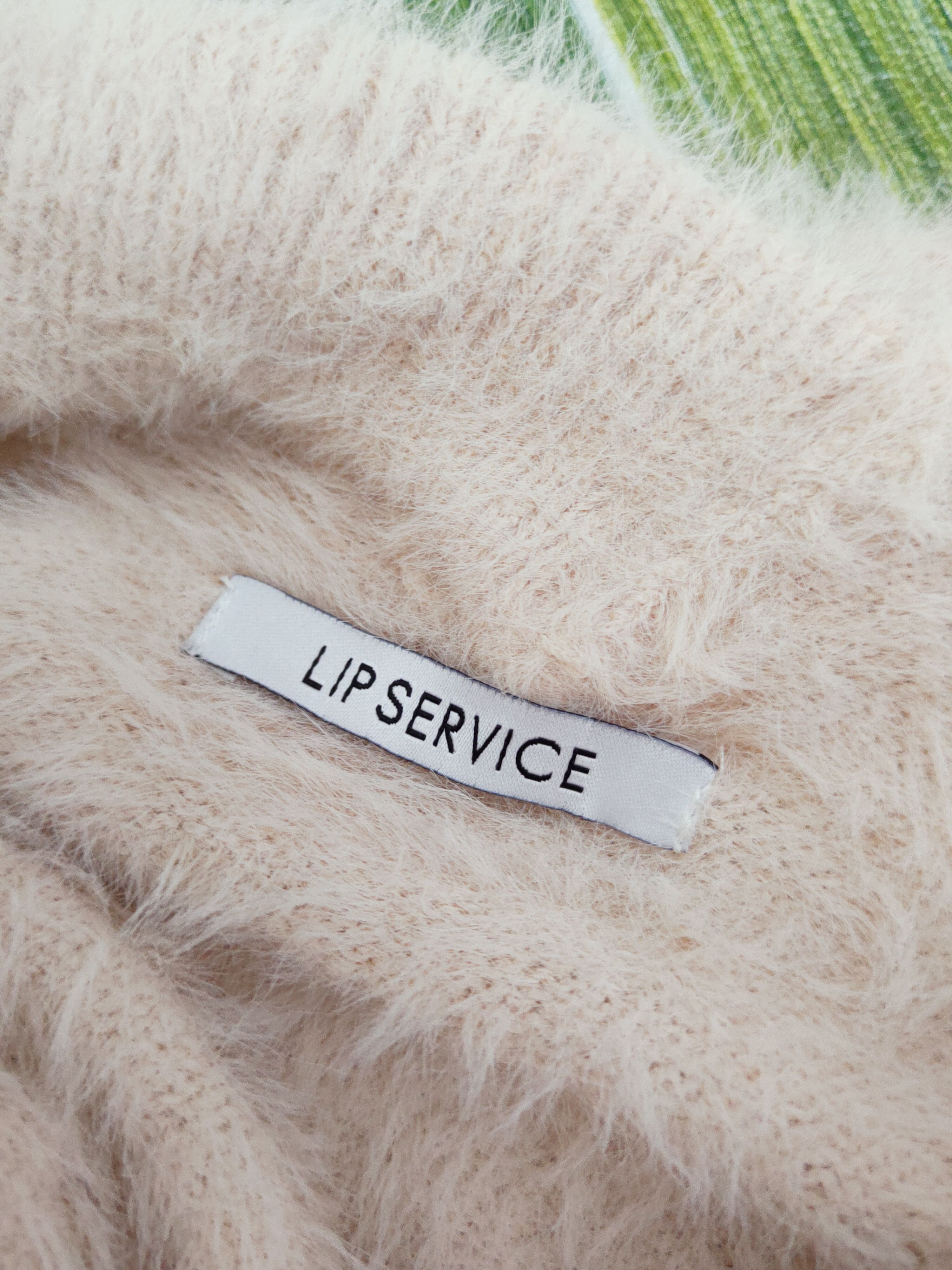 Japanese Brand × Lip Service × Vintage Lip Service Orange Faded Fur Mohair Knitwear Crop Tops Size M / US 6-8 / IT 42-44 - 12 Thumbnail