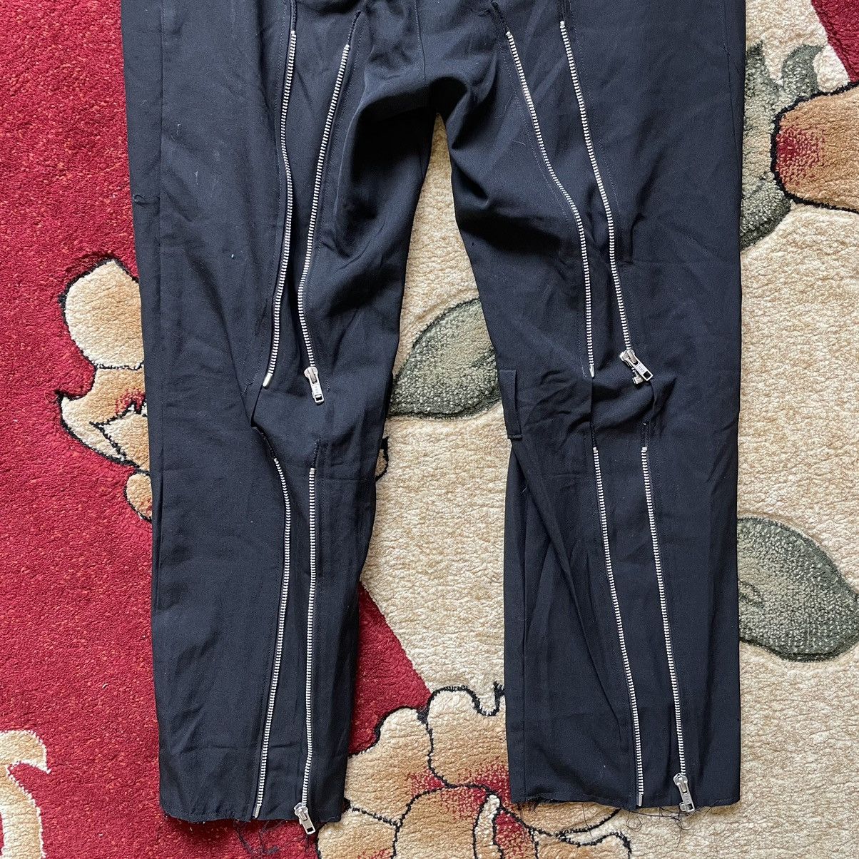 Designer × Japanese Brand × Vintage SLACK PANTS ZIP UP PUNK OUTFIT Size US 35 - 3 Thumbnail