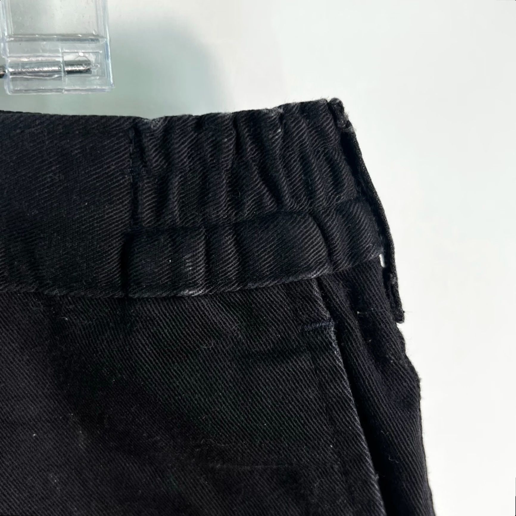 Savane Savane Mens Comfort Plus Waistband Black Dress Pants Size 44 Regular 32 Inseam Straight Leg Non- Vintage (Adult Men) Size US 44 / EU 60 - 5 Thumbnail