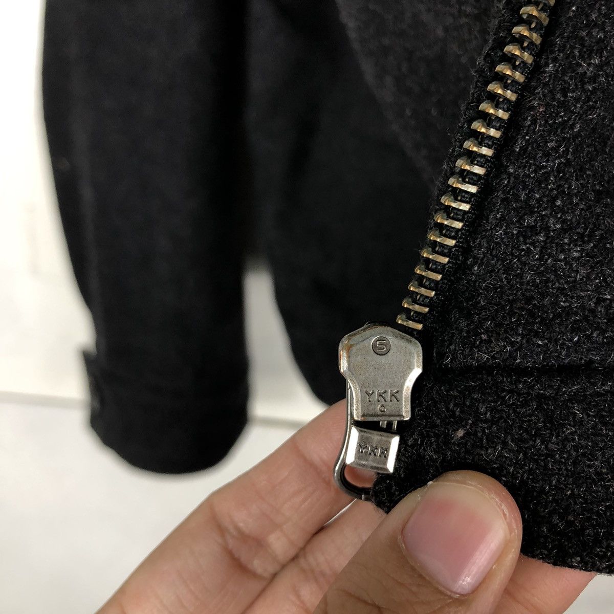 Issey Miyake 🔥90’s Vintage Wool Bomber Jacket Old Navy Japan Made Size US S / EU 44-46 / 1 - 14 Thumbnail